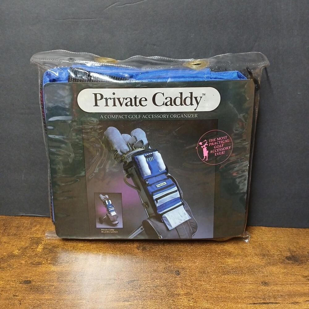 Private Caddy Compact Golf Bag Accessory Organizer, Half Moon Bay Bags
